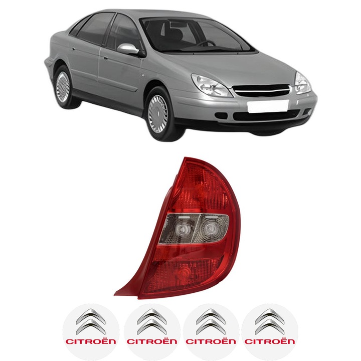 Lampa Stop Spate Dreapta CITROEN C5 I (DC_) din 2001-2004, Auto, TYC, 4x Stickere auto cu CITROEN
