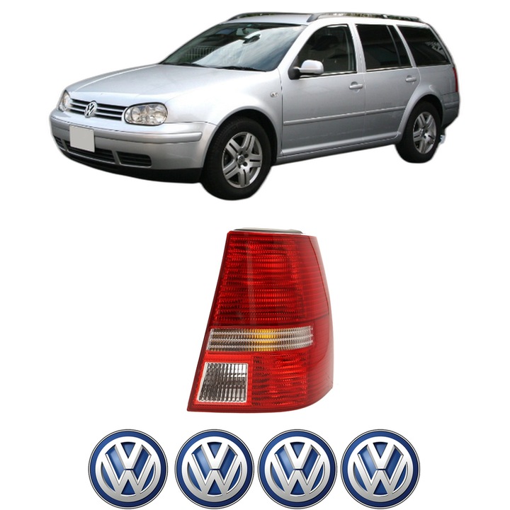 Lampa Stop Spate Dreapta Volkswagen GOLF VAN IV Variant (1J5) din 1999-2006, Auto, TYC, 4x Stickere auto cu Volkswagen