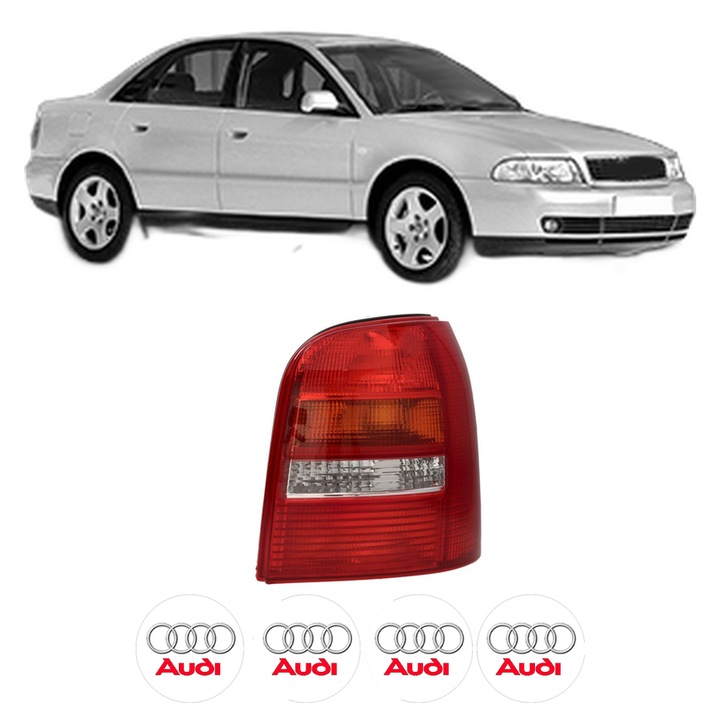 Lampa Stop Spate Dreapta AUDI A4 B5 (8D2) din 1994-2001, Auto, TYC, 4x Stickere auto cu AUDI
