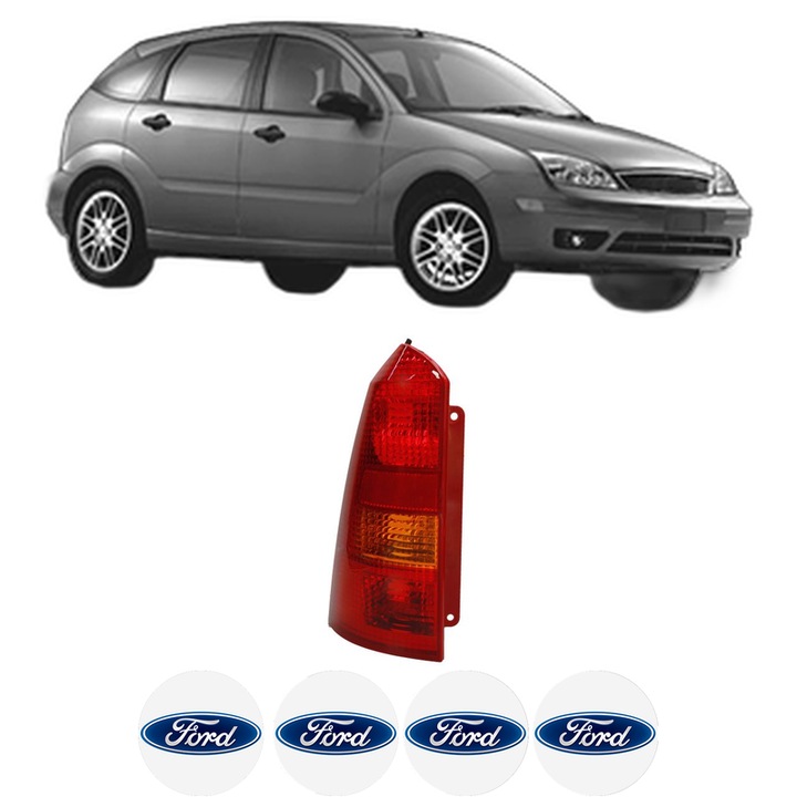 Lampa Stop Spate Stanga FORD USA FOCUS ZX5 din 2002-2004, Auto, TYC, 4x Stickere auto cu FORD USA