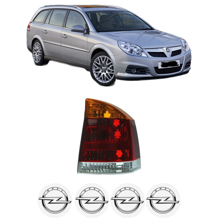 Lampa Stop Spate Dreapta OPEL VECTRA C Estate (Z02) din 2003-2009, Auto, TYC, 4x Stickere auto cu OPEL
