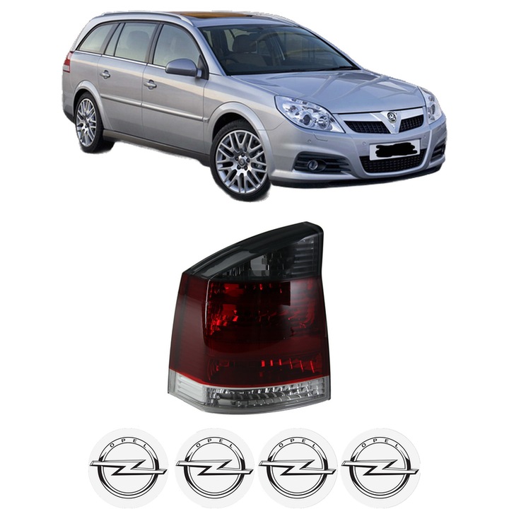Lampa Stop Spate Stanga OPEL VECTRA C Estate (Z02) din 2003-2009, Auto, TYC, 4x Stickere auto cu OPEL