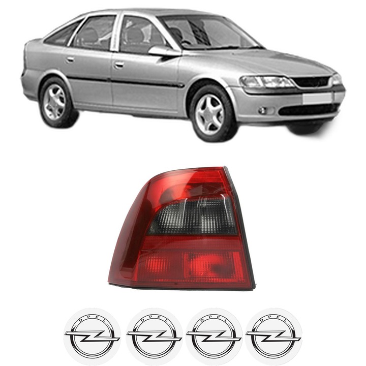 Lampa Stop Spate Stanga OPEL VECTRA B Hatchback (J96) din 1995-2003, Auto, TYC, 4x Stickere auto cu OPEL