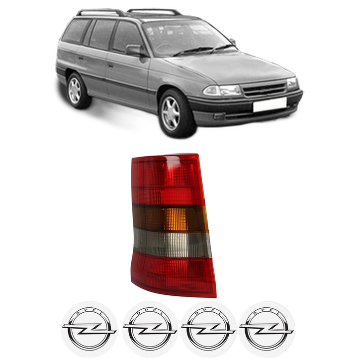 Lampa Stop Spate Dreapta OPEL ASTRA F Estate (T92) din 1991-1998, Auto, TYC, 4x Stickere auto cu OPEL