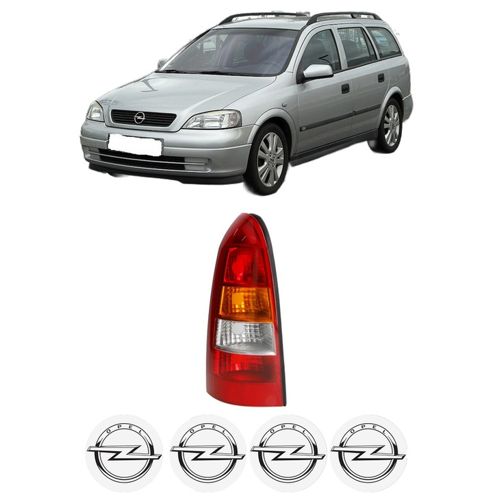 Lampa Stop Spate Stanga OPEL ASTRA G CLASSIC Caravan (F35) din 2004-2009, Auto, TYC, 4x Stickere auto cu OPEL
