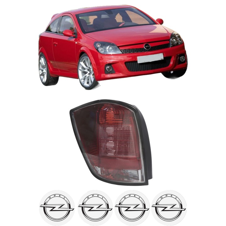 Lampa Stop Spate Stanga OPEL ASTRA H GTC (A04) din 2005-2010, Auto, TYC, 4x Stickere auto cu OPEL