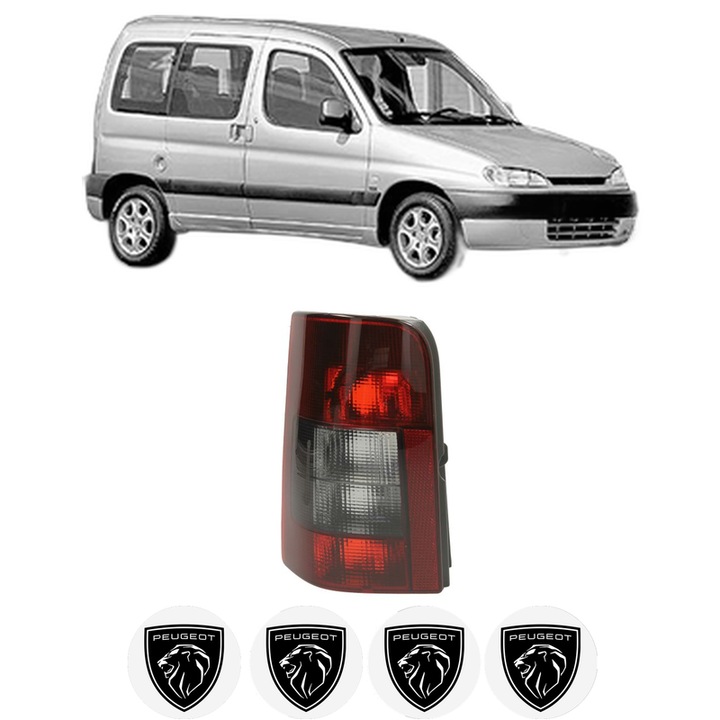 Lampa Stop Spate Stanga PEUGEOT PARTNER MPV (5_, G_) din 1996-2015, Auto, TYC, 4x Stickere auto cu PEUGEOT