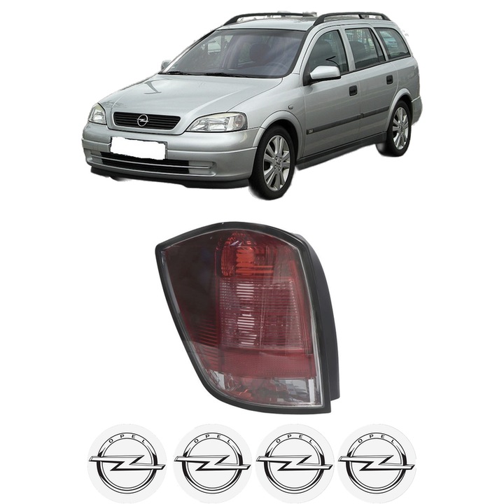 Lampa Stop Spate Stanga OPEL ASTRA H Estate Van (L70) din 2004-2014, Auto, TYC, 4x Stickere auto cu OPEL
