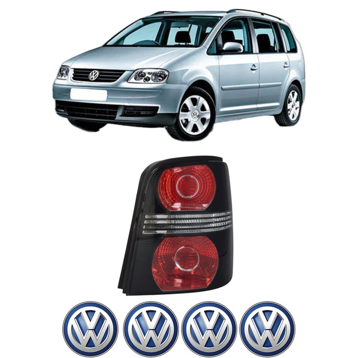 Lampa Stop Spate Dreapta Volkswagen TOURAN VAN (1T1, 1T2) din 2003-2010, Auto, TYC, 4x Stickere auto cu Volkswagen