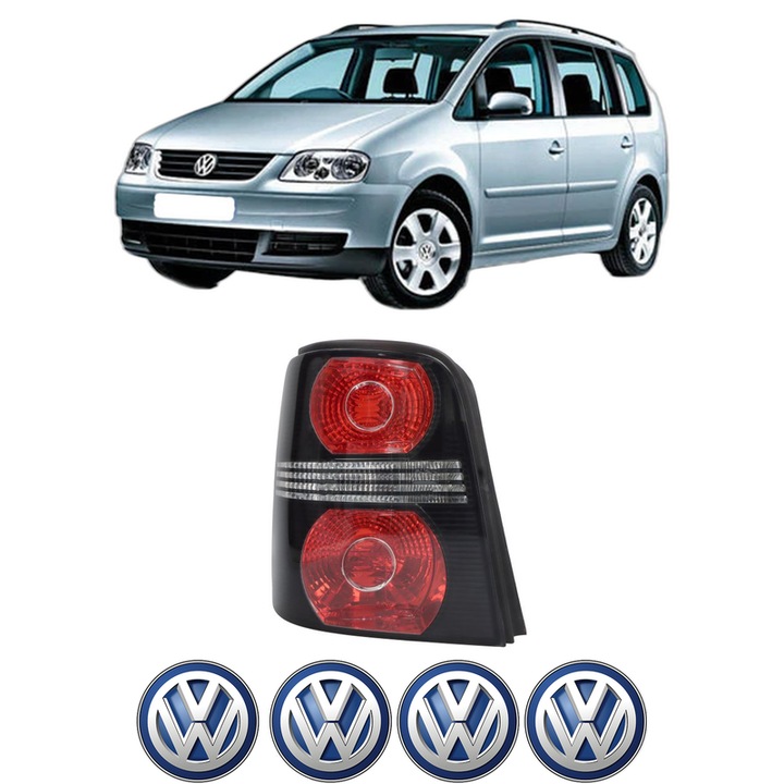 Lampa Stop Spate Stanga Volkswagen TOURAN VAN (1T1, 1T2) din 2003-2010, Auto, TYC, 4x Stickere auto cu Volkswagen