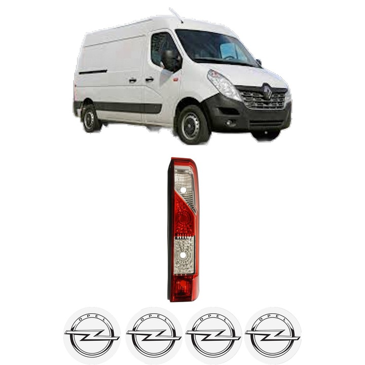 Lampa Stop Spate Dreapta OPEL MOVANO B Van (X62) din 2010-2019, Auto, TYC, 4x Stickere auto cu OPEL