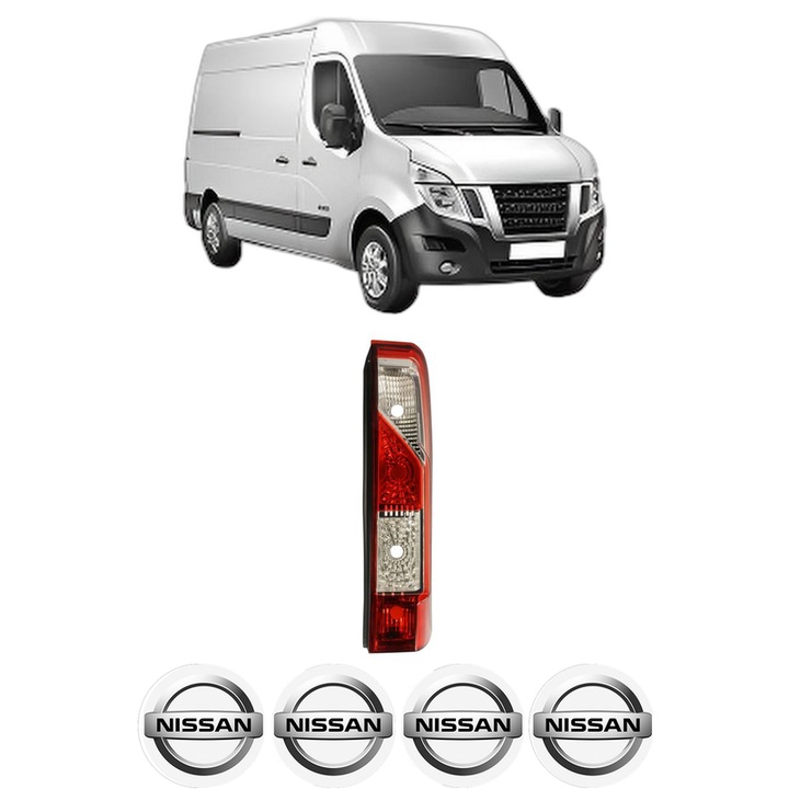 Lampa Stop Spate Dreapta NISSAN NV400 Van (X62, X62B) din 2011-2020, Auto, TYC, 4x Stickere auto cu NISSAN