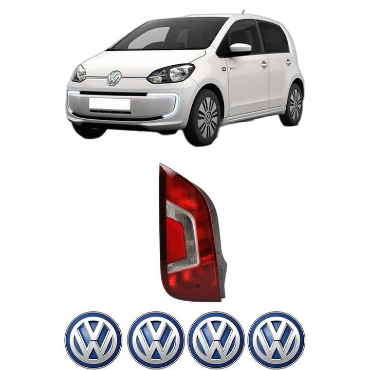 Lampa Stop Spate Stanga Volkswagen LOAD UP! (121, 122, BL1, BL2) din 2012-2020, Auto, TYC, 4x Stickere auto cu Volkswagen