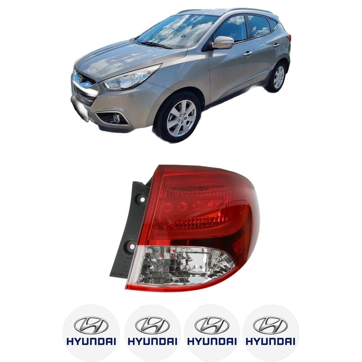 Lampa Stop Spate Dreapta HYUNDAI ix35 Van din 2009-2015, Auto, TYC, 4x Stickere auto cu HYUNDAI