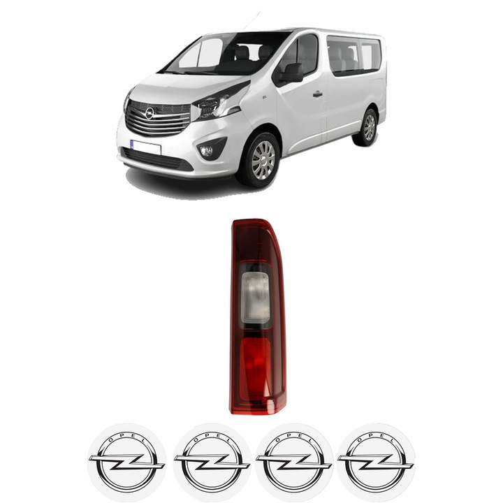 Lampa Stop Spate Dreapta OPEL VIVARO B Bus (X82) din 2014-2019, Auto, TYC, 4x Stickere auto cu OPEL
