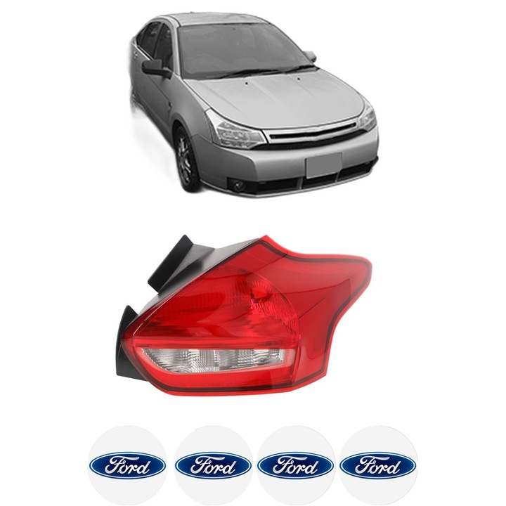 Lampa Stop Spate Dreapta FORD USA FOCUS din 1998-2021, Auto, TYC, 4x Stickere auto cu FORD USA
