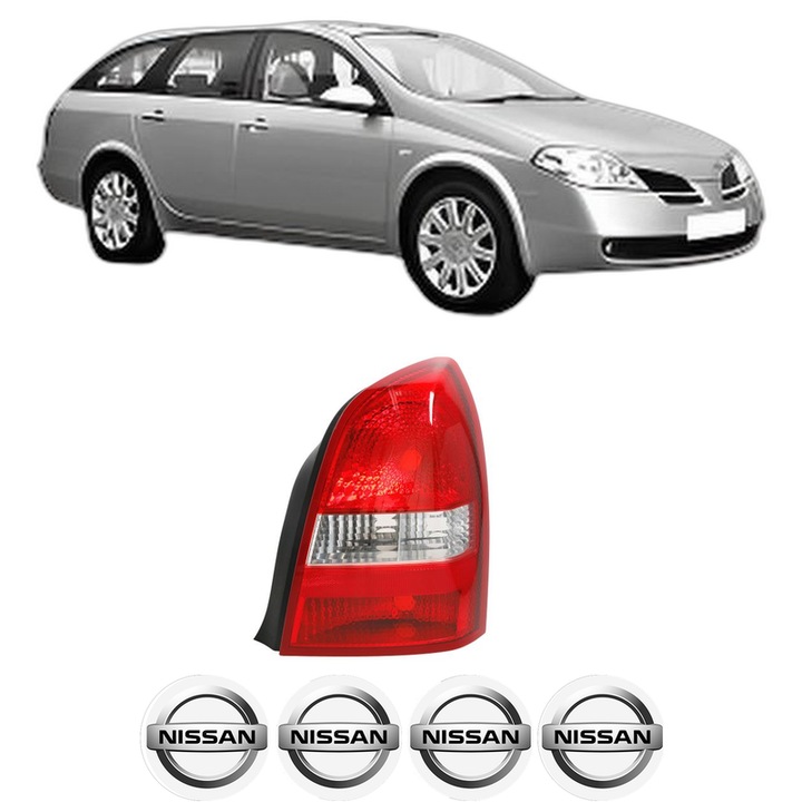 Lampa Stop Spate Dreapta NISSAN PRIMERA Estate (WP12) din 2001, Auto, TYC, 4x Stickere auto cu NISSAN