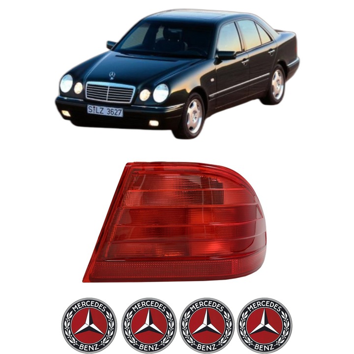 Lampa Stop Spate Dreapta MERCEDES-BENZ E-CLASS (W210) din 1995-2002, Auto, TYC, 4x Stickere auto cu MERCEDES-BENZ