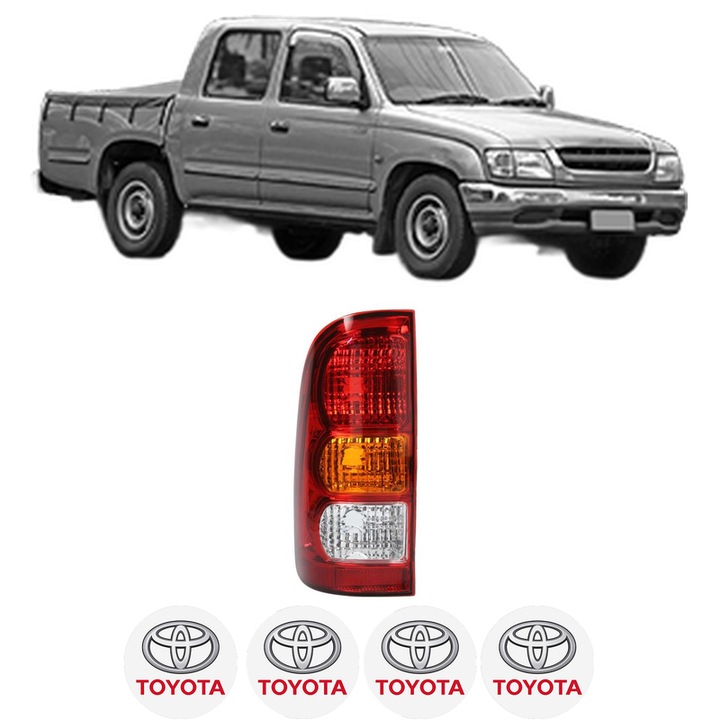 Lampa Stop Spate Stanga TOYOTA HILUX VI Pickup (_N1_) din 1997-2005, Auto, DEPO, 4x Stickere auto cu TOYOTA