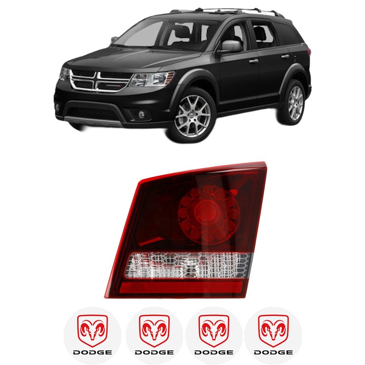 Lampa Stop Spate Dreapta DODGE JOURNEY din 2008-2012, Auto, TYC, 4x Stickere auto cu DODGE