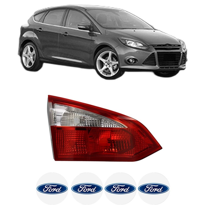 Lampa Stop Spate Stanga FORD FOCUS III din 2010-2020, Auto, TYC, 4x Stickere auto cu FORD
