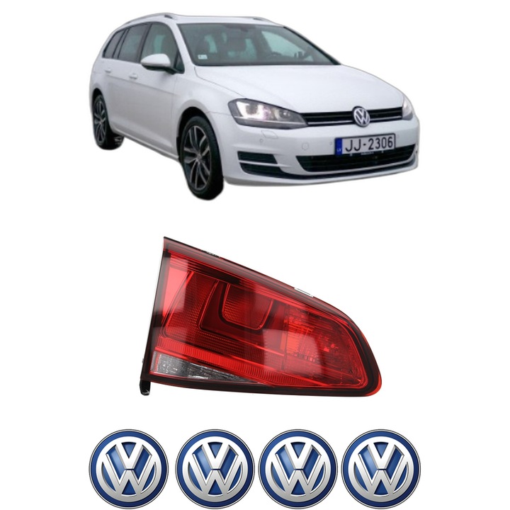 Lampa Stop Spate Stanga Volkswagen GOLF VII Variant (BA5, BV5) din 2013-2021, Auto, TYC, 4x Stickere auto cu Volkswagen