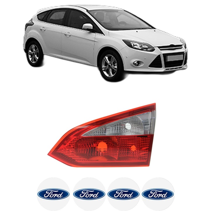 Lampa Stop Spate Dreapta FORD FOCUS III Hatchback Van din 2011-2020, Auto, TYC, 4x Stickere auto cu FORD
