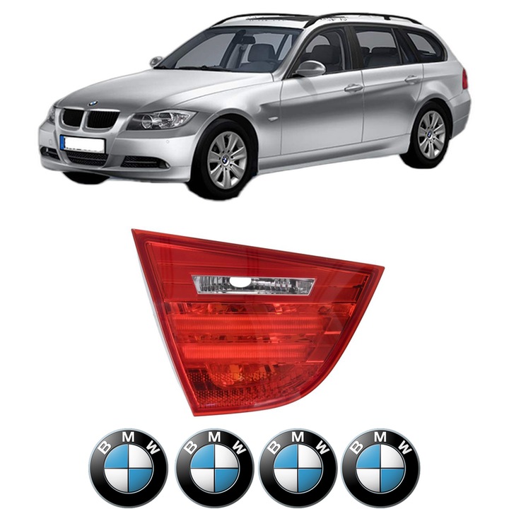 Lampa Stop Spate Stanga BMW Seria 3 Touring (E91) din 2004-2012, Auto, TYC, 4x Stickere auto cu BMW