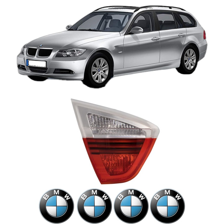 Lampa Stop Spate Stanga BMW Seria 3 Touring (E91) din 2004-2012, Auto, TYC, 4x Stickere auto cu BMW