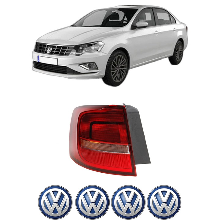 Lampa Stop Spate Stanga Volkswagen JETTA IV (162, 163, AV3, AV2) din 2010-2018, Auto, DEPO, 4x Stickere auto cu Volkswagen