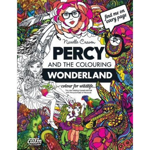 Percy & the Colouring Wonderland: An Adult Colouring Book with Original Hand Drawn Art by Narelle Craven, MS Narelle Craven (Author)
