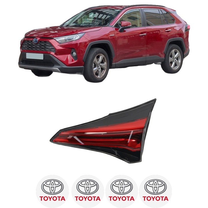 Lampa Stop Spate Dreapta TOYOTA RAV 4 IV (_A4_) din 2012-2019, Auto, DEPO, 4x Stickere auto cu TOYOTA