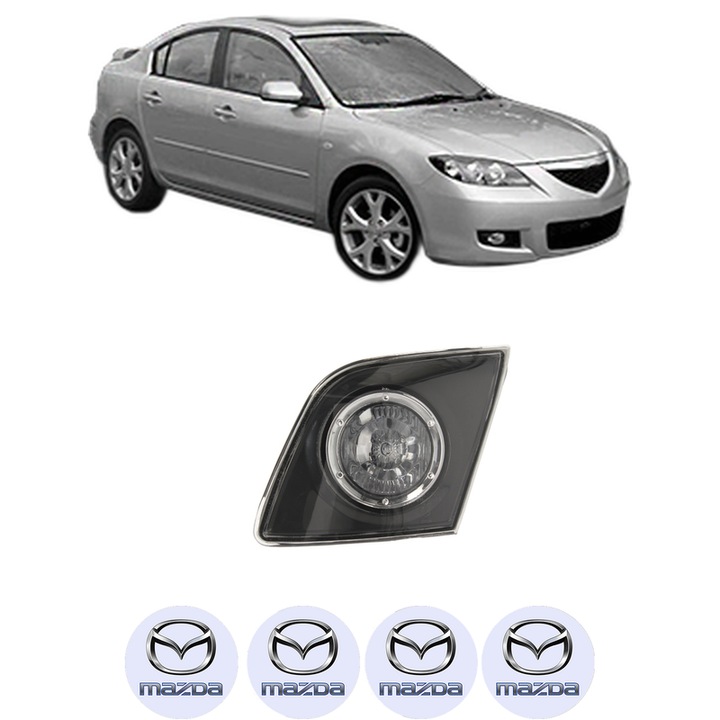 Lampa Stop Spate Dreapta MAZDA 3 Saloon (BK) din 2003-2009, Auto, DEPO, 4x Stickere auto cu MAZDA