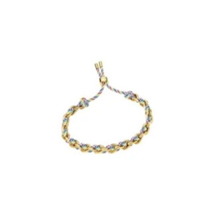 Bratara unisex LOTUS STYLE LS2378-2/1, otel inoxidabil 316L, multicolor aurit