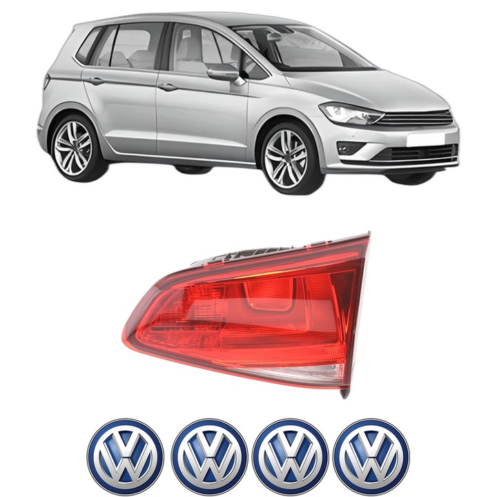 Lampa Stop Spate Dreapta Volkswagen GOLF SPORTSVAN VII (AM1, AN1) din 2014-2020, Auto, TYC, 4x Stickere auto cu Volkswagen