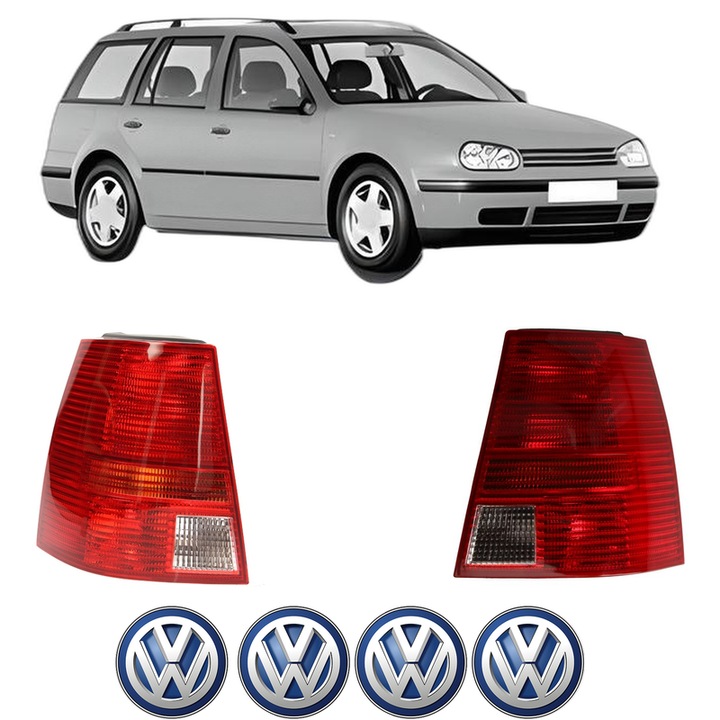 Set Stopuri Spate Stanga Dreapta Volkswagen GOLF IV Variant (1J5) din 1999-2006, Auto, TYC, 4x Stickere auto cu Volkswagen