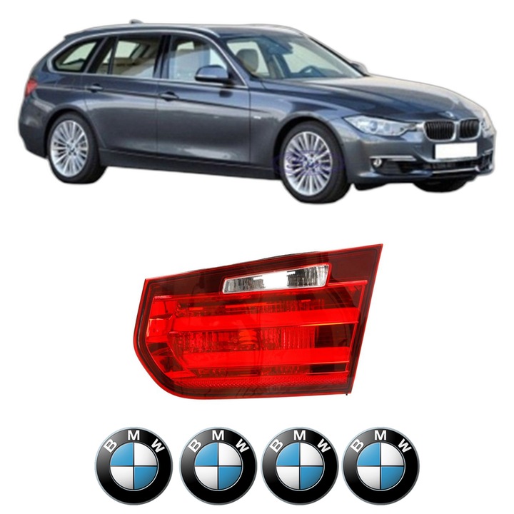 Lampa Stop Spate Dreapta BMW Seria 3 Touring (F31) din 2012-2019, Auto, DEPO, 4x Stickere auto cu BMW