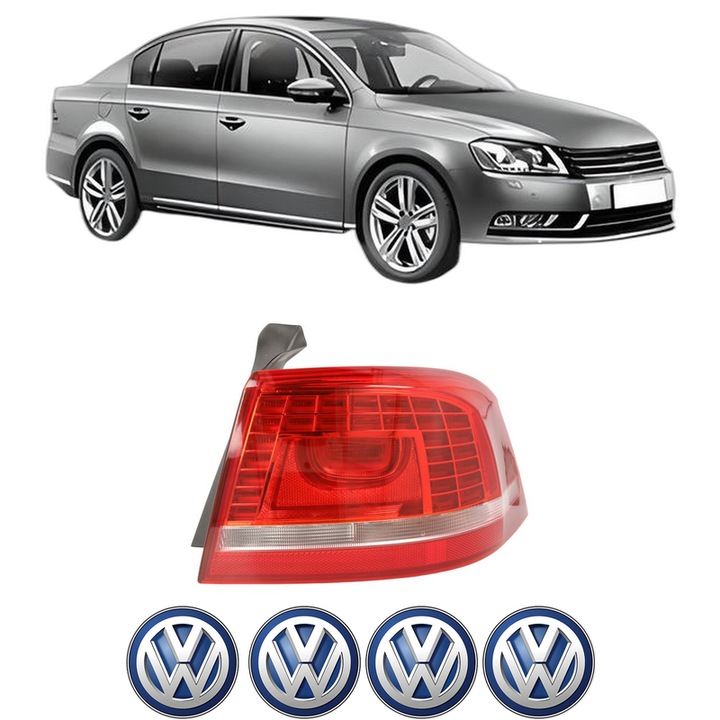 Lampa Stop Spate Dreapta Volkswagen PASSAT B7 (362) din 2010-2014, Auto, DEPO, 4x Stickere auto cu Volkswagen