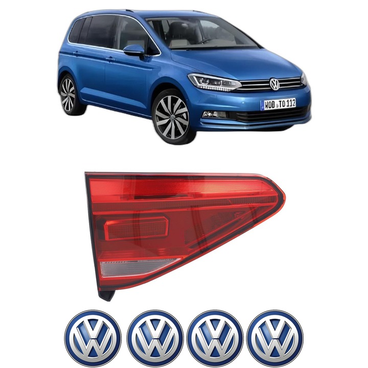 Lampa Stop Spate Stanga Volkswagen TOURAN (5T1) din 2015-2022, Auto, DEPO, 4x Stickere auto cu Volkswagen