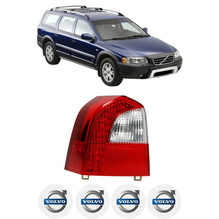 Lampa Stop Spate Stanga VOLVO XC70 II (136) din 2007-2016, Auto, TYC, 4x Stickere auto cu VOLVO