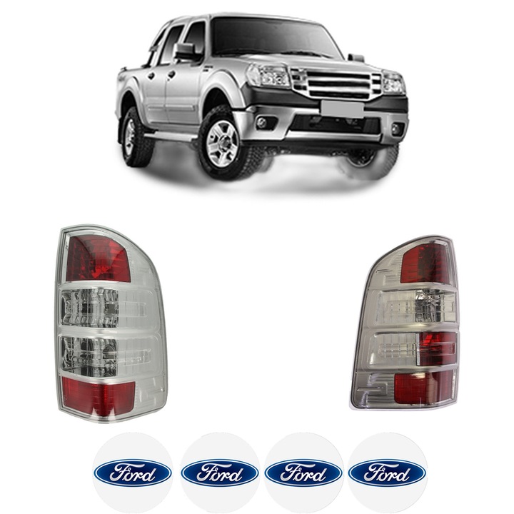Set Stopuri Spate Stanga Dreapta FORD RANGER (TKE) din 2011-2019, Auto, DEPO, 4x Stickere auto cu FORD