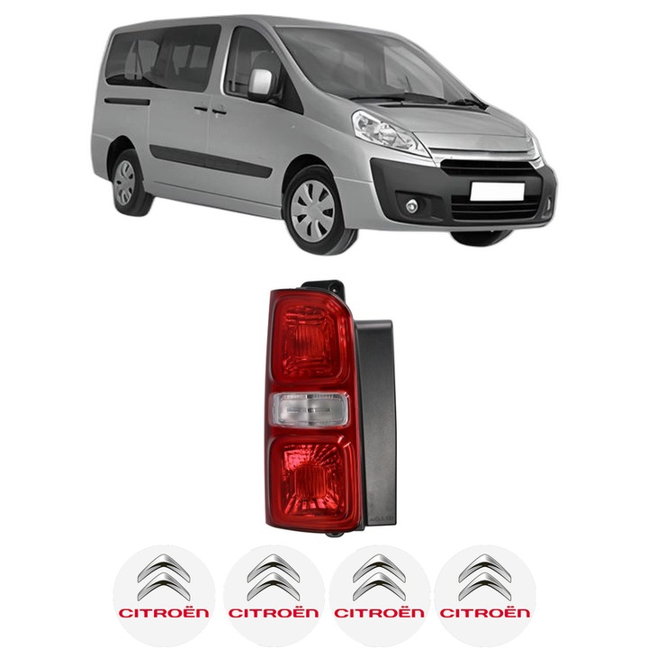 Lampa Stop Spate Stanga CITROEN JUMPY II (VF7) din 2007-2016, Auto, DEPO, 4x Stickere auto cu CITROEN