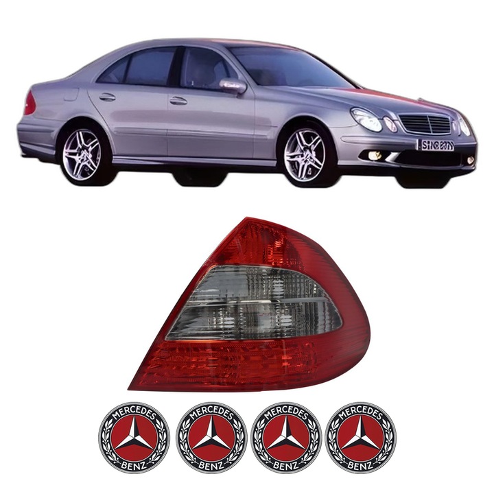 Lampa Stop Spate Dreapta MERCEDES-BENZ E-CLASS (W211) din 2002-2008, Auto, TYC, 4x Stickere auto cu MERCEDES-BENZ