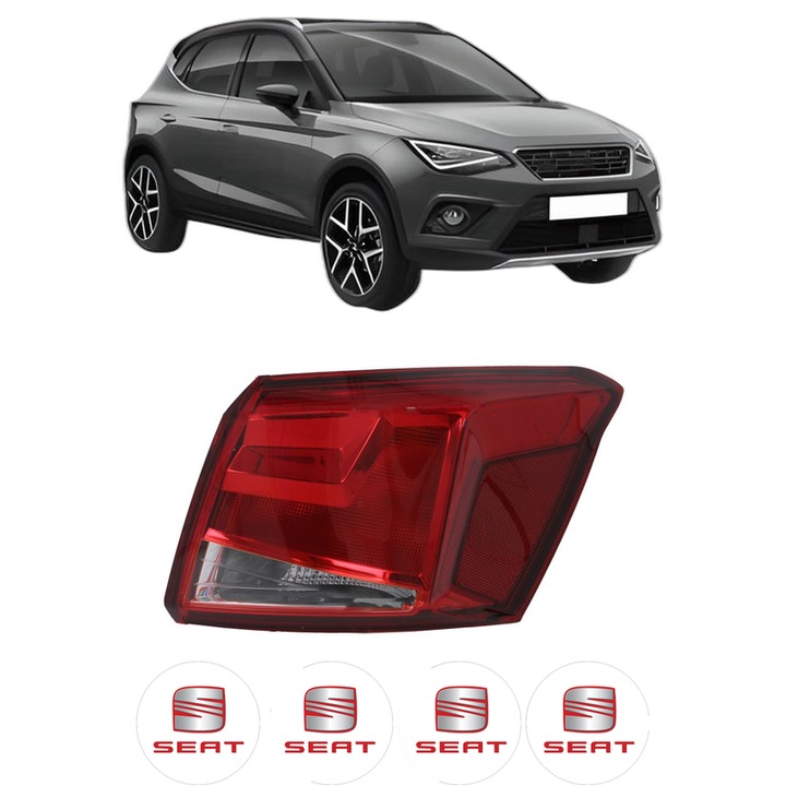 Lampa Stop Spate Dreapta SEAT ARONA (KJ7, KJP) din 2017-2018, Auto, DEPO, 4x Stickere auto cu SEAT