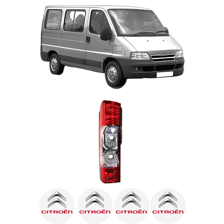 Lampa Stop Spate Stanga CITROEN JUMPER I Bus (244, Z_) din 2002-2006, Auto, TYC, 4x Stickere auto cu CITROEN