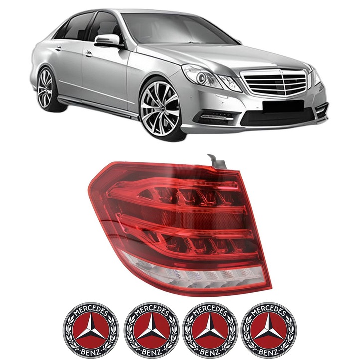 Lampa Stop Spate Stanga MERCEDES-BENZ E-CLASS (W212) din 2009-2016, Auto, DEPO, 4x Stickere auto cu MERCEDES-BENZ