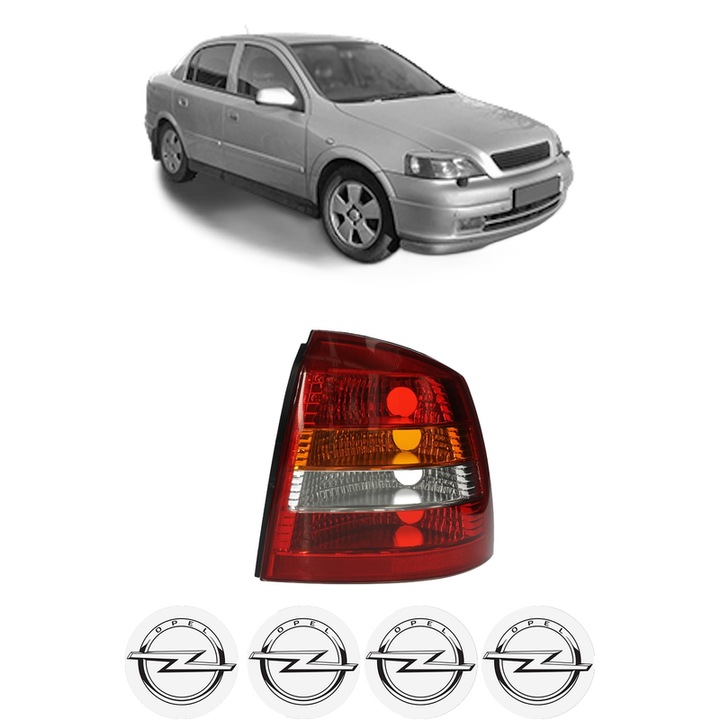 Lampa Stop Spate Dreapta OPEL ASTRA G CLASSIC Saloon (T98) din 2004-2009, Auto, DEPO, 4x Stickere auto cu OPEL