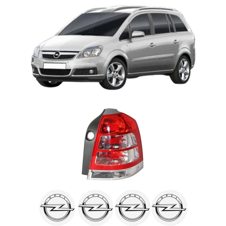 Lampa Stop Spate Dreapta OPEL ZAFIRA / ZAFIRA FAMILY B (A05) din 2005-2015, Auto, DEPO, 4x Stickere auto cu OPEL