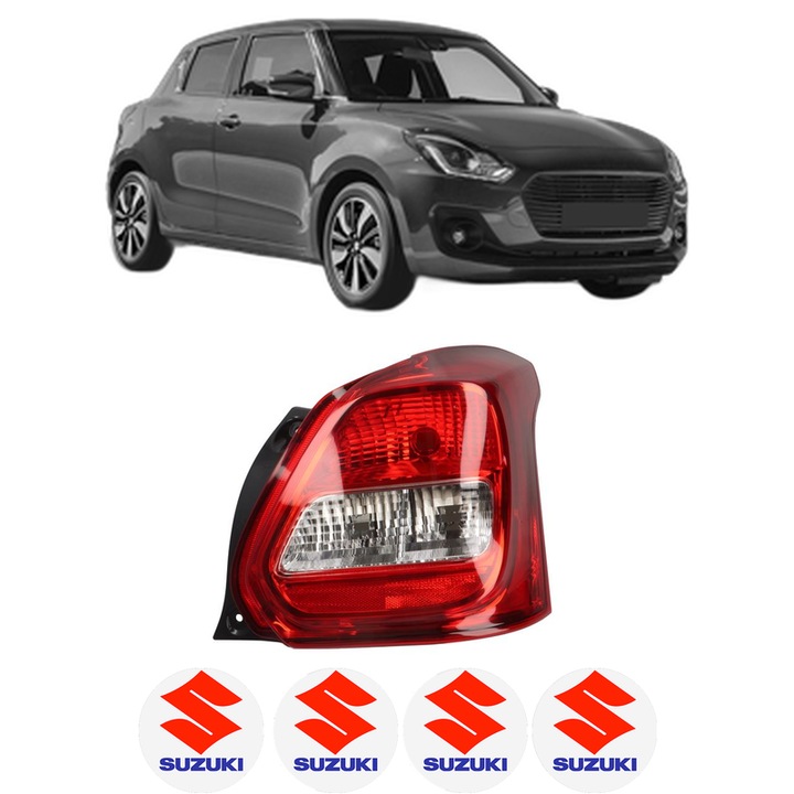 Lampa Stop Spate Dreapta SUZUKI SWIFT V (AZ) din 2017, Auto, DEPO, 4x Stickere auto cu SUZUKI