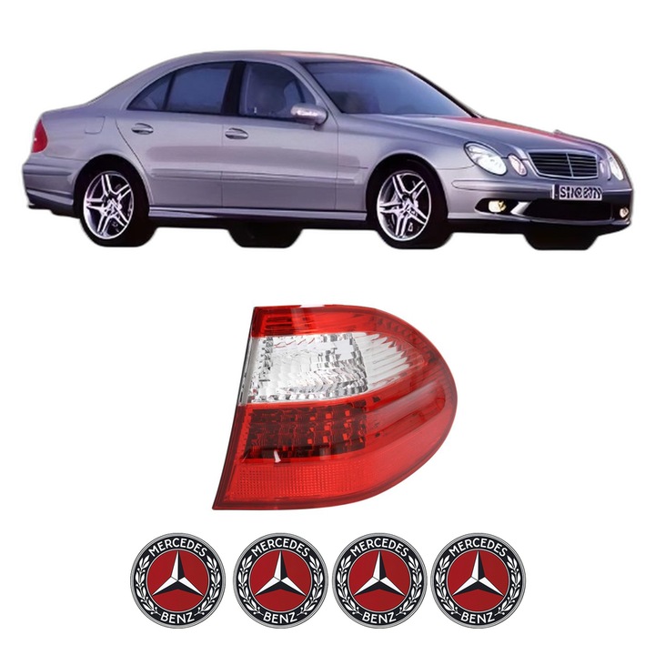 Lampa Stop Spate Dreapta MERCEDES-BENZ E-CLASS (W211) din 2002-2008, Auto, DEPO, 4x Stickere auto cu MERCEDES-BENZ